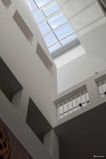 Deutsche Architekturmuseum (DAM). Museo Tedesco di Architettura a Francoforte sul Meno. Progetto Oswald Mathias Ungers.