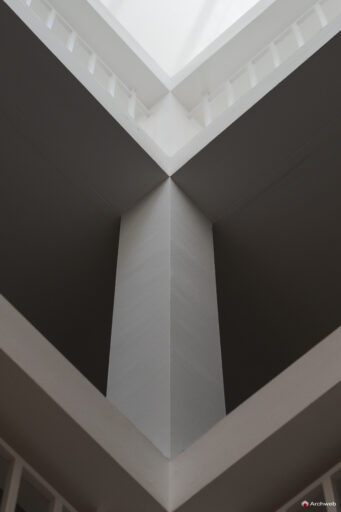Deutsche Architekturmuseum (DAM). Museo Tedesco di Architettura a Francoforte sul Meno. Progetto Oswald Mathias Ungers.
