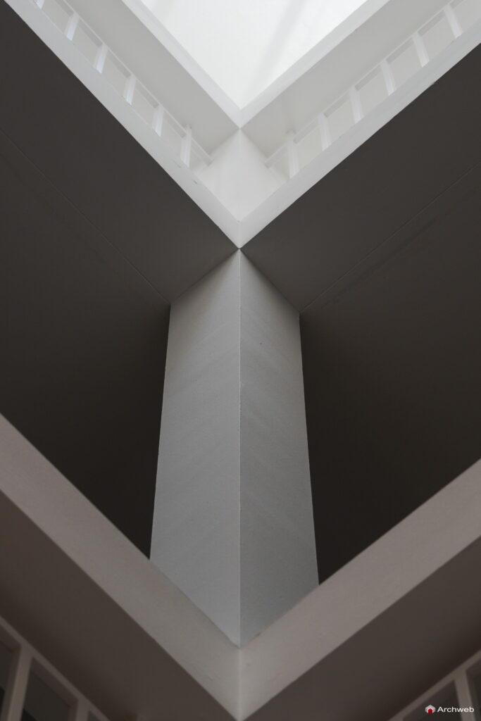 Deutsche Architekturmuseum (DAM). Museo Tedesco di Architettura a Francoforte sul Meno. Progetto Oswald Mathias Ungers.