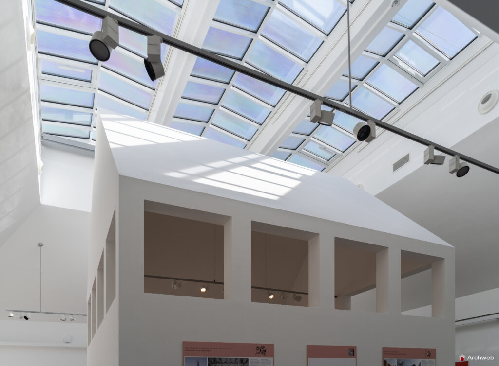 Deutsche Architekturmuseum (DAM). Museo Tedesco di Architettura a Francoforte sul Meno. Progetto Oswald Mathias Ungers.