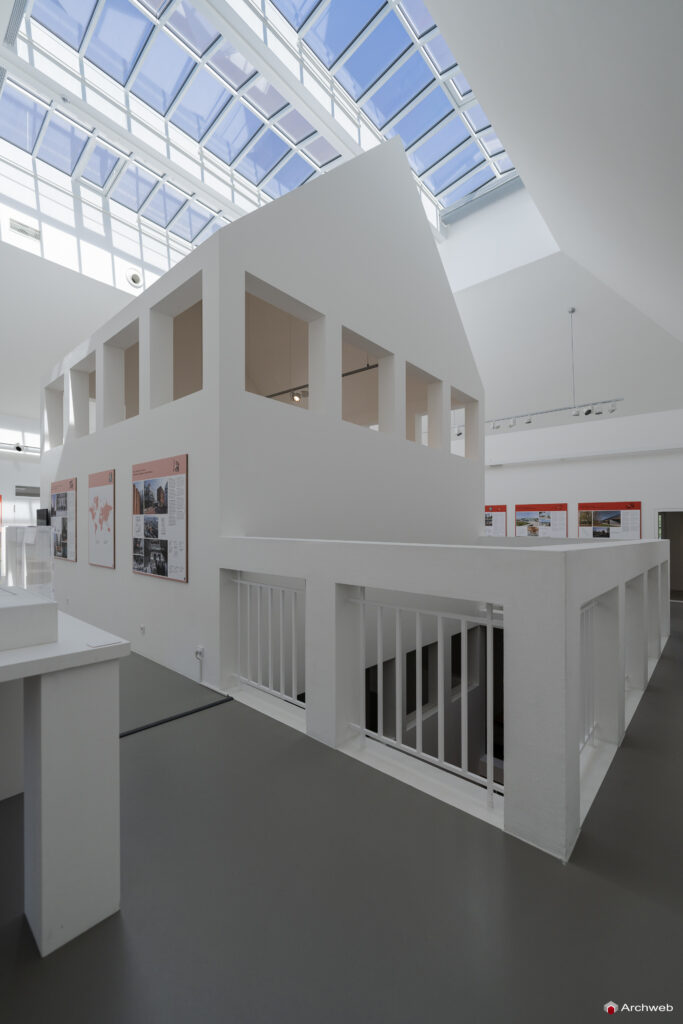Deutsche Architekturmuseum (DAM). Museo Tedesco di Architettura a Francoforte sul Meno. Progetto Oswald Mathias Ungers.