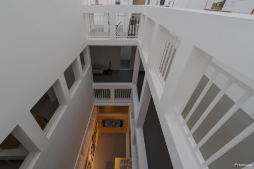 Deutsche Architekturmuseum (DAM). Museo Tedesco di Architettura a Francoforte sul Meno. Progetto Oswald Mathias Ungers.