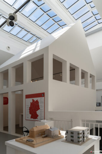 Deutsche Architekturmuseum (DAM). Museo Tedesco di Architettura a Francoforte sul Meno. Progetto Oswald Mathias Ungers.