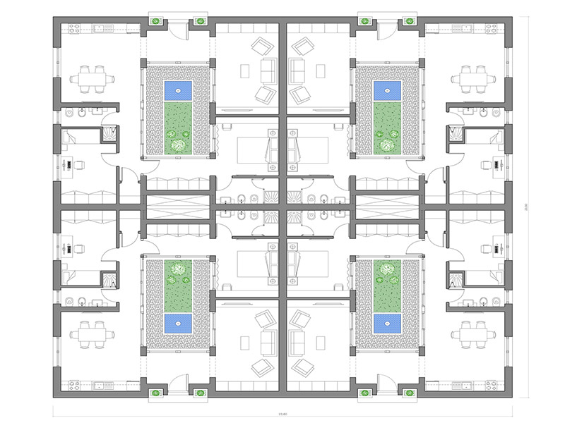 Patio residences aggregation 01 dwg