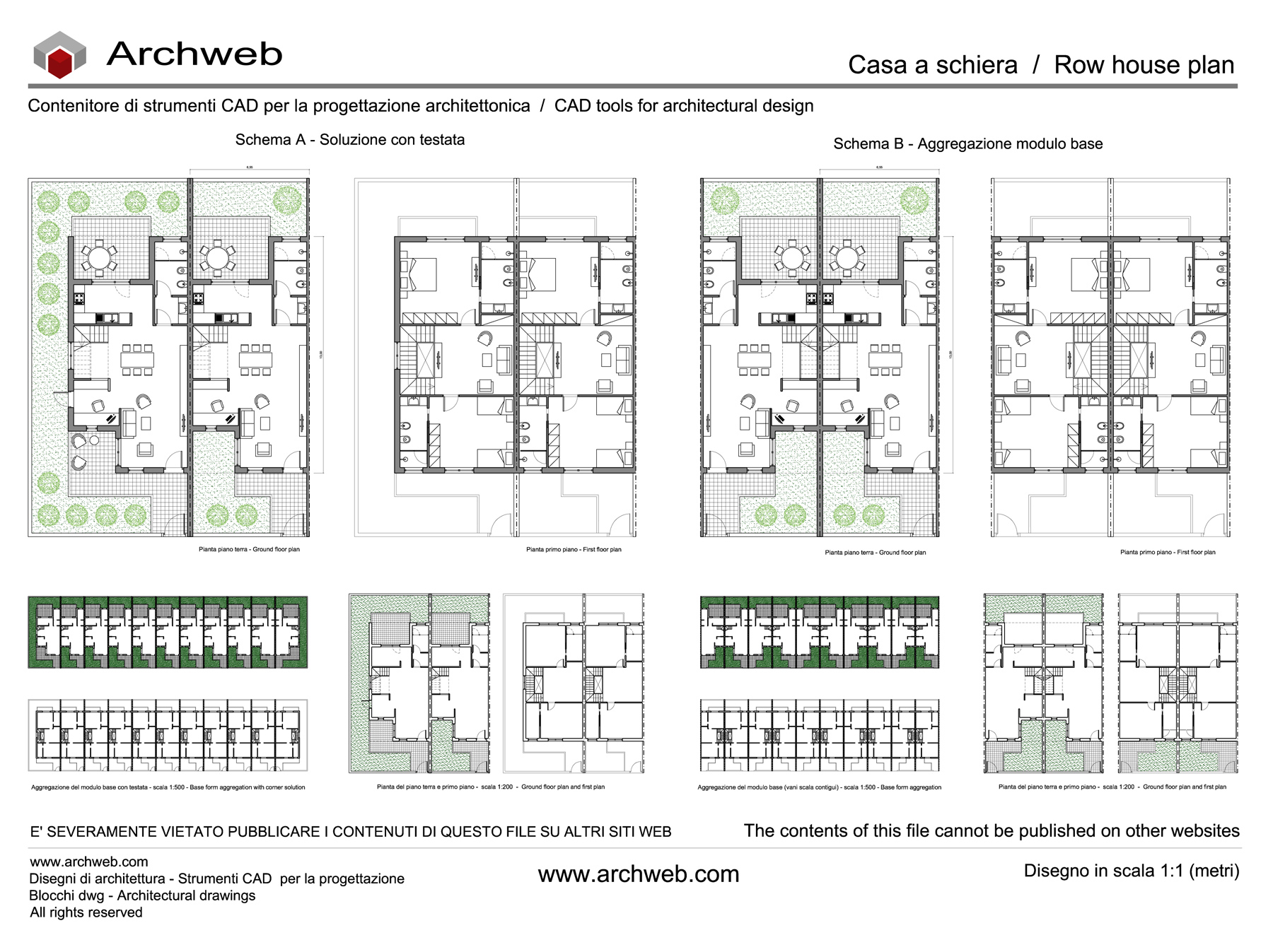 Row house 32 dwg