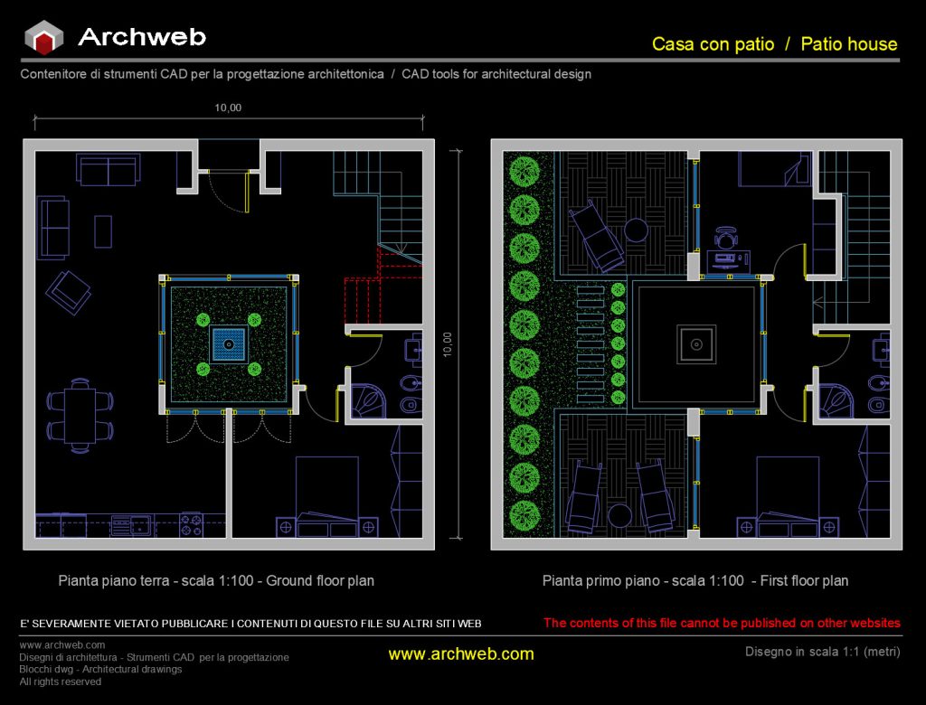 Casa con patio 24 CAD