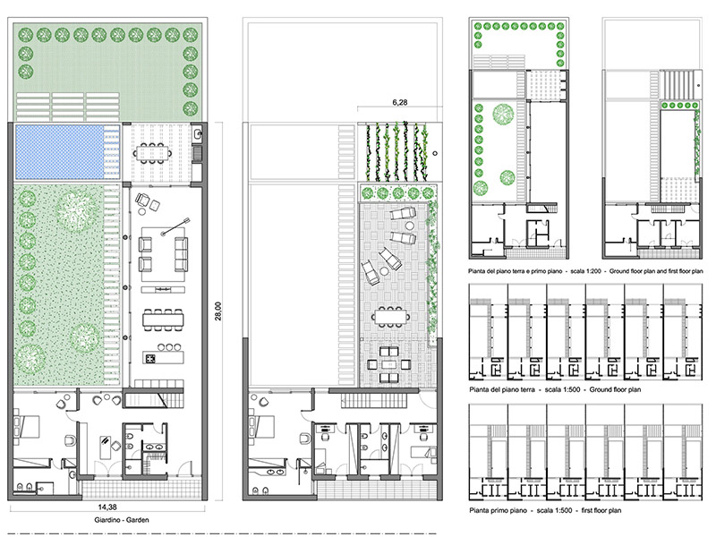 Casa a schiera 37 dwg