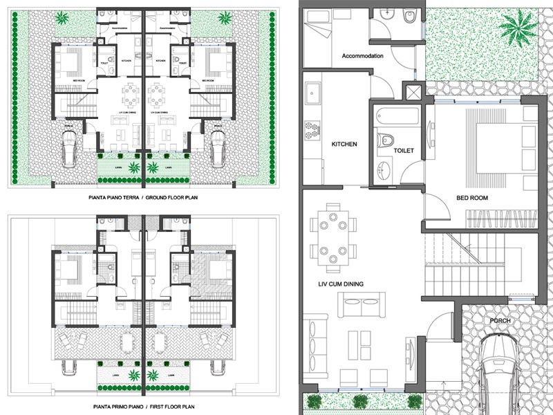 Two-family house 9 plan