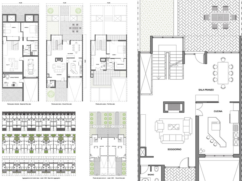 Row house 31 dwg plan