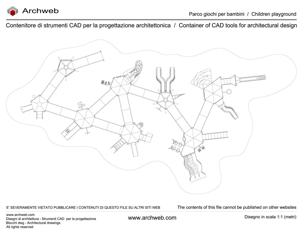 Parco giochi dwg Archweb