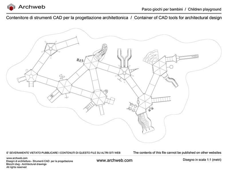 Playground dwg preview Archweb