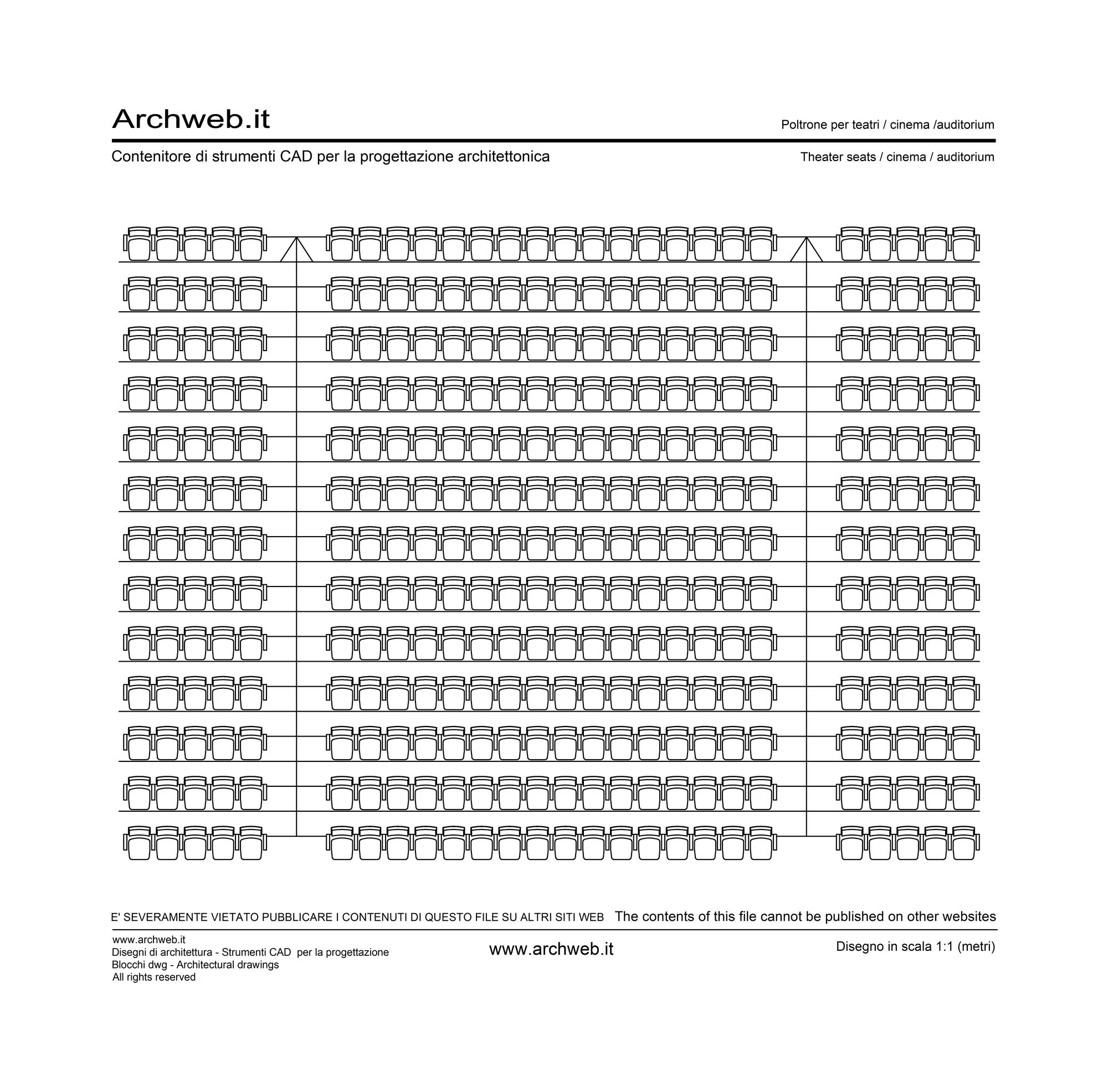 Theater seats 01 dwg Archweb