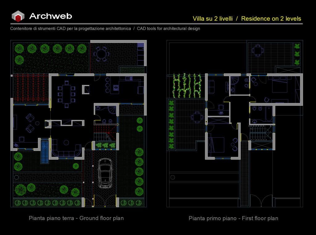 Schema-progetto villa 04 dwg