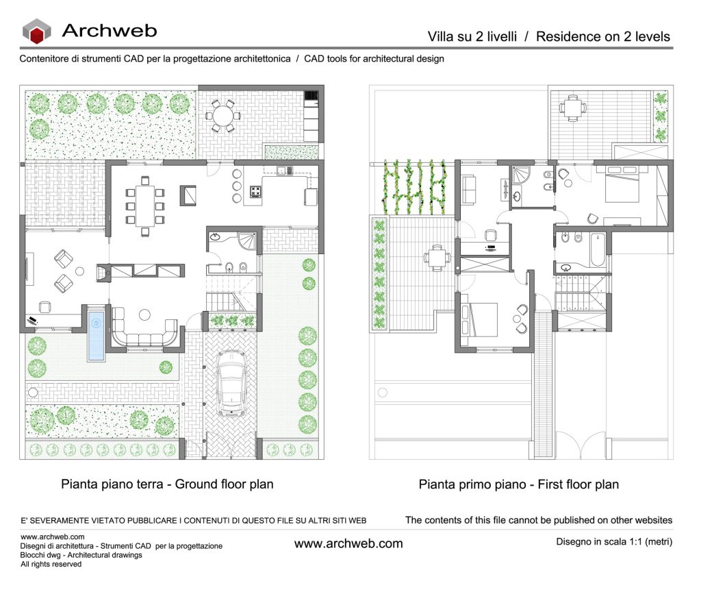 Schema-progetto villa 04 dwg