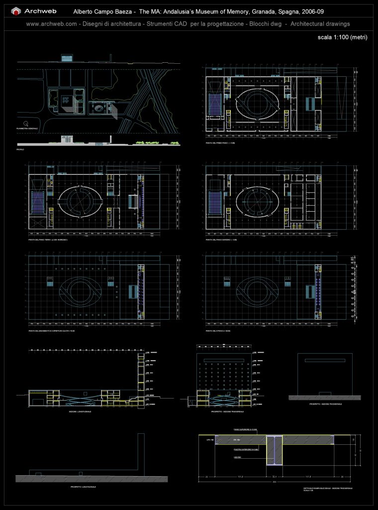 MA: Andalucia’s Museum of Memory dwg CAD