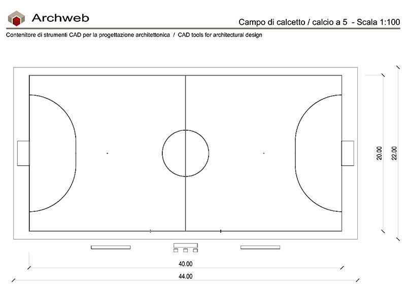 Campo di calcetto 02 dwg