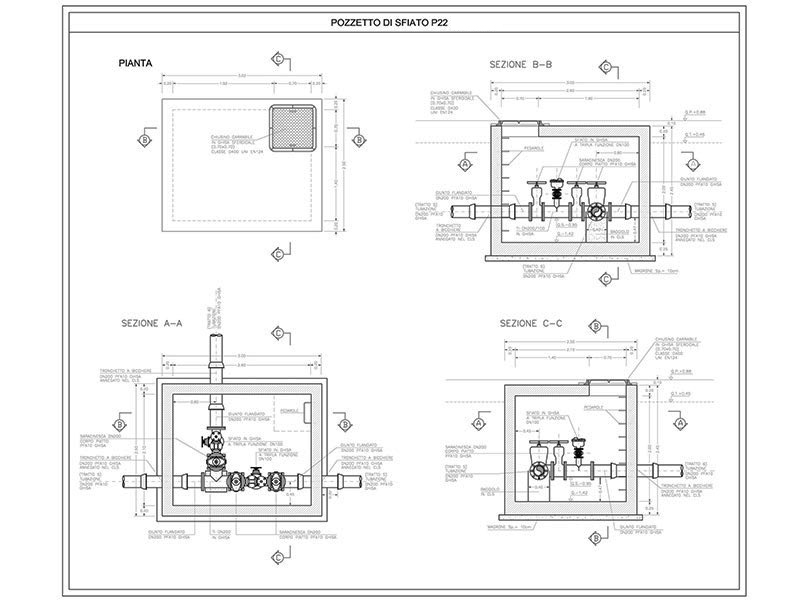 Rete idrica pozzetto 01 anteprima dwg Archweb