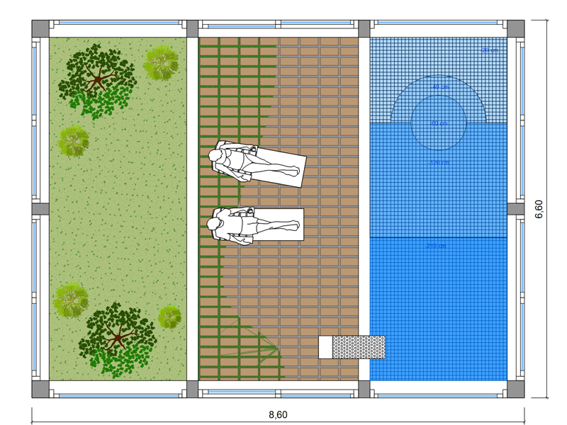 Patio 03 dwg anteprima schema progettuale Archweb