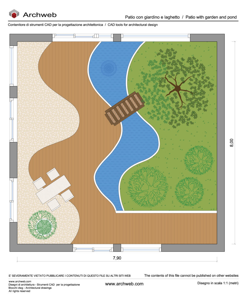 Patio 04 dwg schema progettuale Archweb