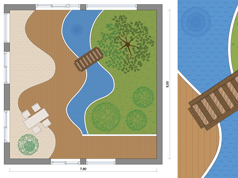 Patio 04 dwg anteprima schema progettuale Archweb