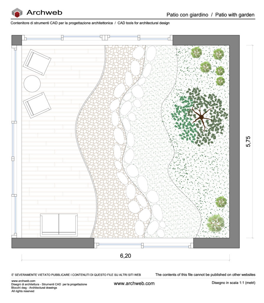 Patio 06 dwg schema progettuale Archweb