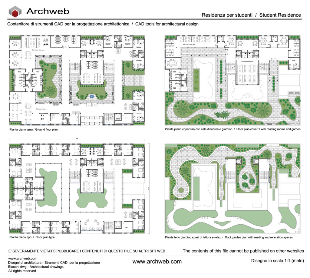 Residenza per studenti 01 dwg Archweb
