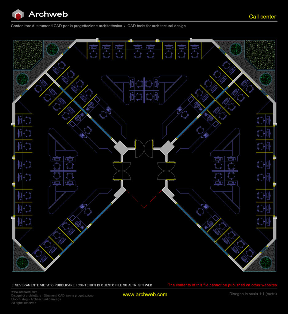 Call center dwg 01 anteprima CAD