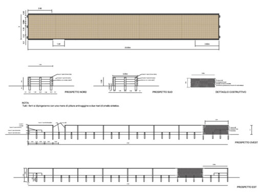 Progetto campo da bocce dwg