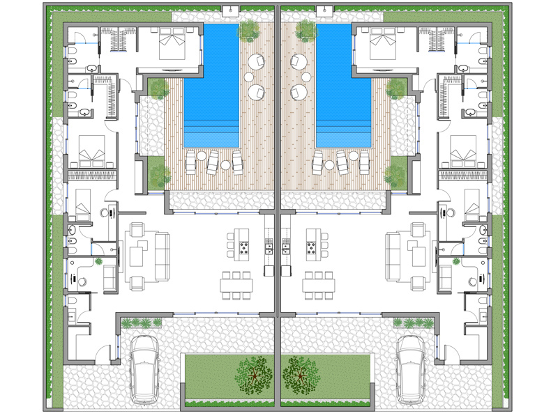 Casa bifamiliare 26 dwg.