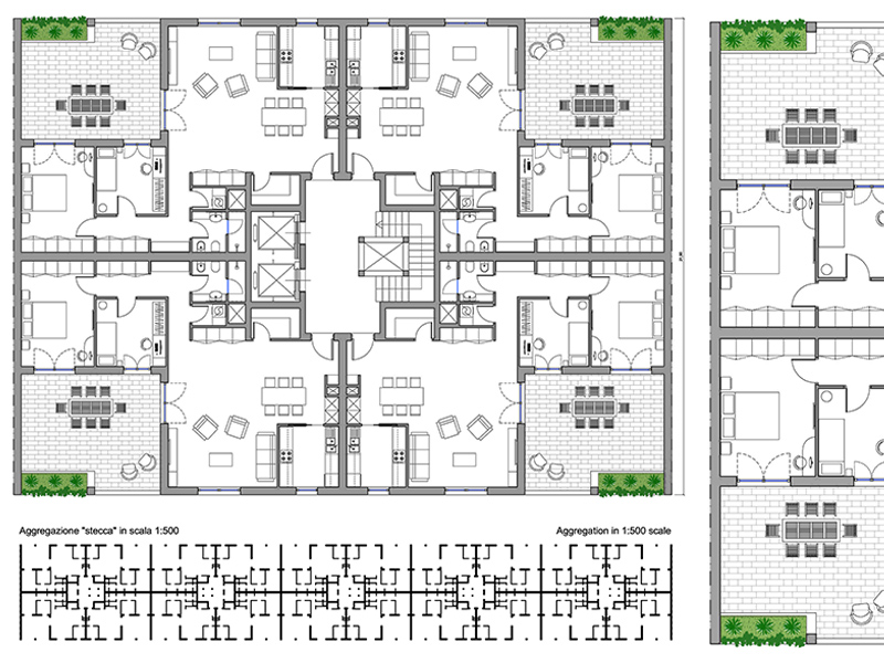 Casa in linea 23 dwg