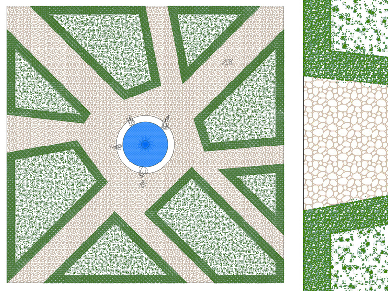 Giardino pubblico 15 dwg