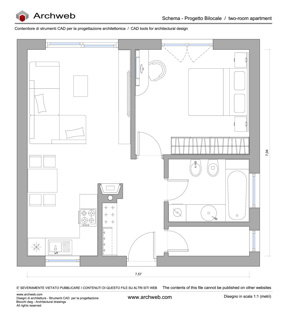 Bilocale dwg 18