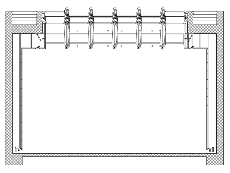 Dettaglio sezione MAXXI Zaha Hadid Architects