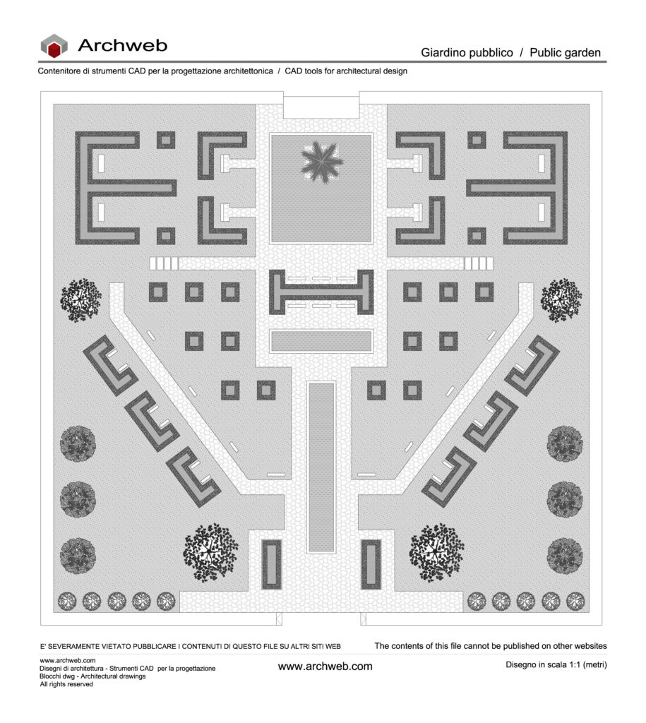 Giardino contemporaneo 05 dwg