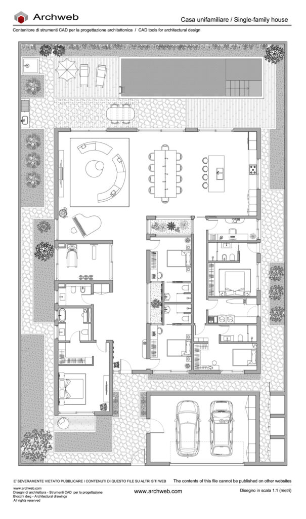 Schema-progetto villa 18 dwg