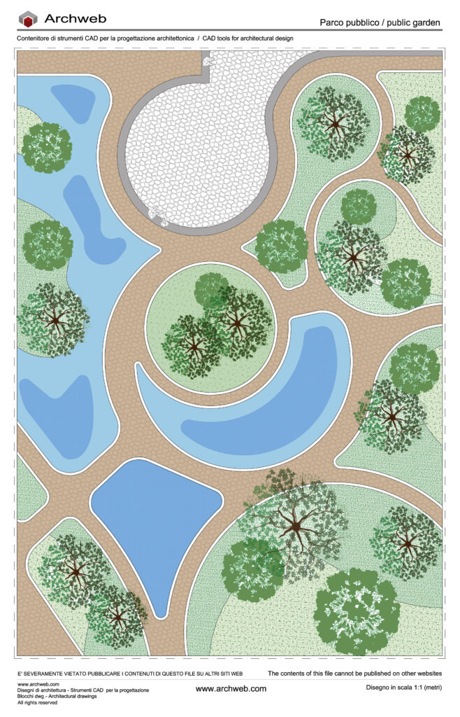 Parco pubblico 11 dwg Archweb