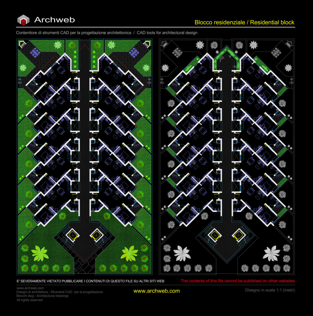 Blocco residenziale 02 dwg Archweb