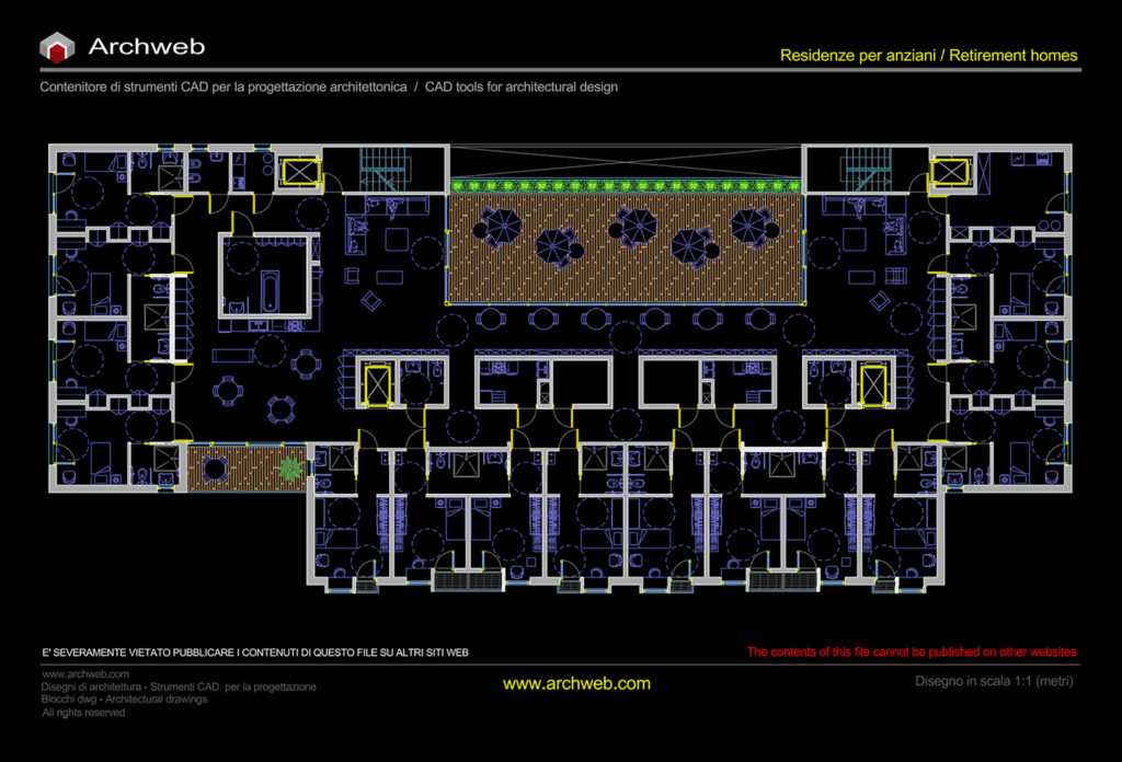 Residenze per anziani 04 dwg Archweb