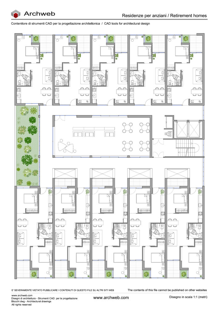 Residenze per anziani 04 dwg Archweb