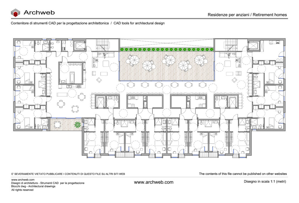 Residenze per anziani 05 dwg Archweb