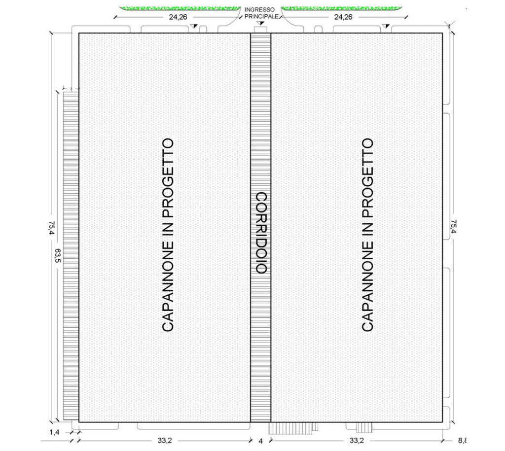 Tipologico computo ampliamento capannone industriale