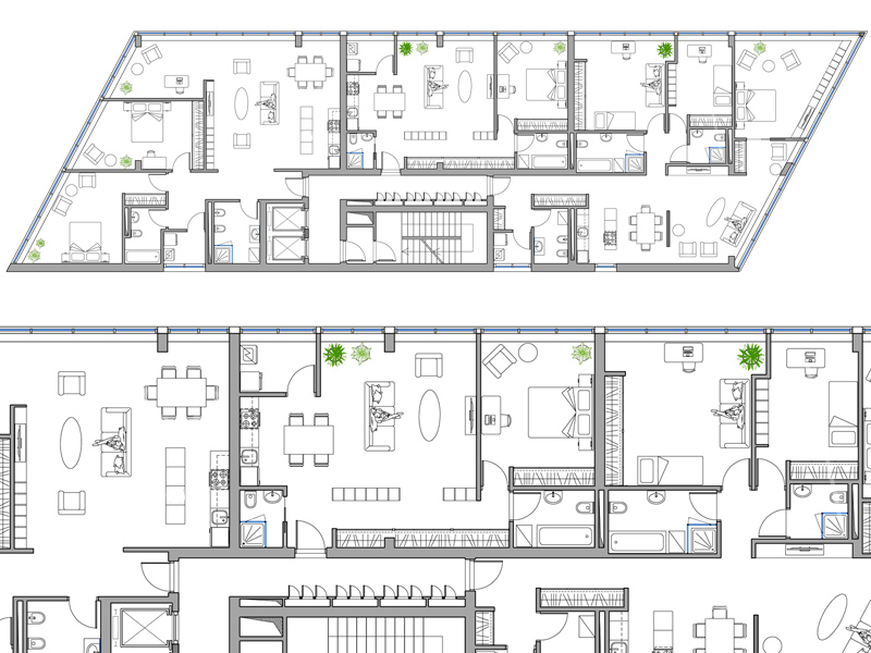 Torre residenziale 27 dwg Archweb
