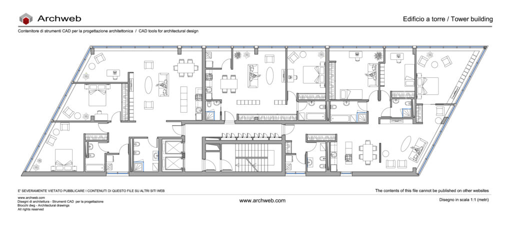 Torre residenziale 27 dwg Archweb